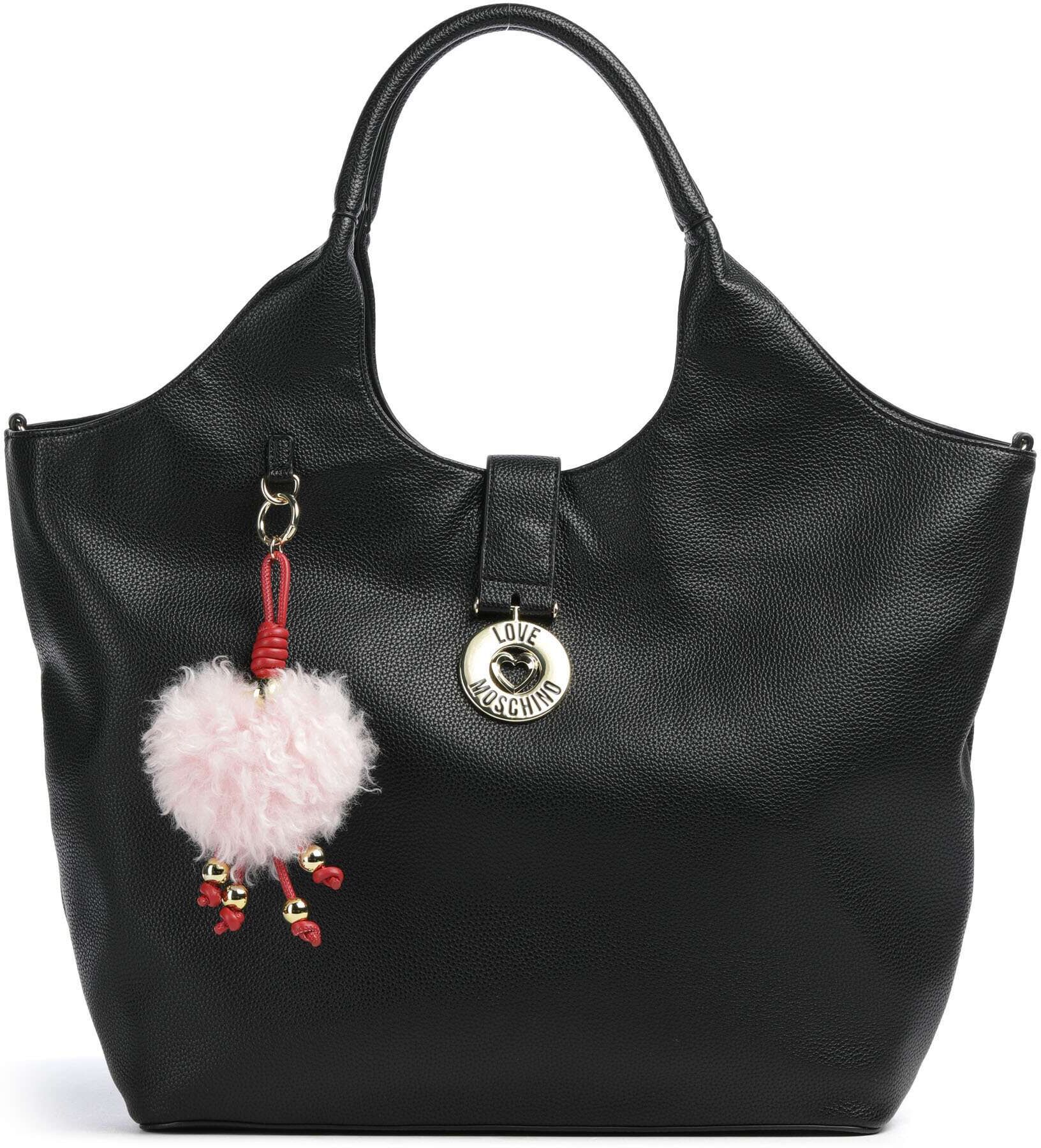 Love Moschino Bouncing Heart Shopper, schwarz