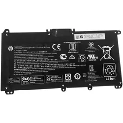 HP Battery (3860 mAh), Notebook Akku, Schwarz