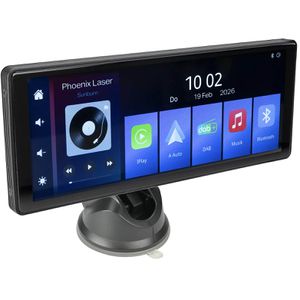 Albrecht DAB-Adapter CarDAB+, für Autoradio, mit CarPlay, FM-Transmitter und Bluetooth, für UKW, DAB+