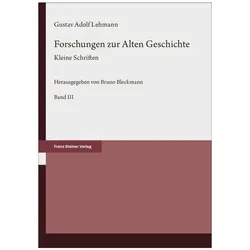 Lehmann:Forschungen zur Alten Geschicht, Fachbücher von Gustav Adolf Lehmann