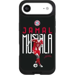Nivocase Handyhülle für Apple iPhone Air Hülle NIVOpure Case Schwarz FC Bayern München Offizielles (Apple iPhone Air), Smartphone Hülle, Schwarz