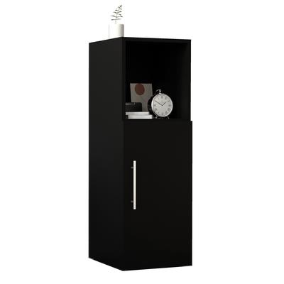 Nachttisch VCM "Holz Nachttisch Beistellmöbel Seitenschrank Narila", schwarz, Tische, Nachttisch
