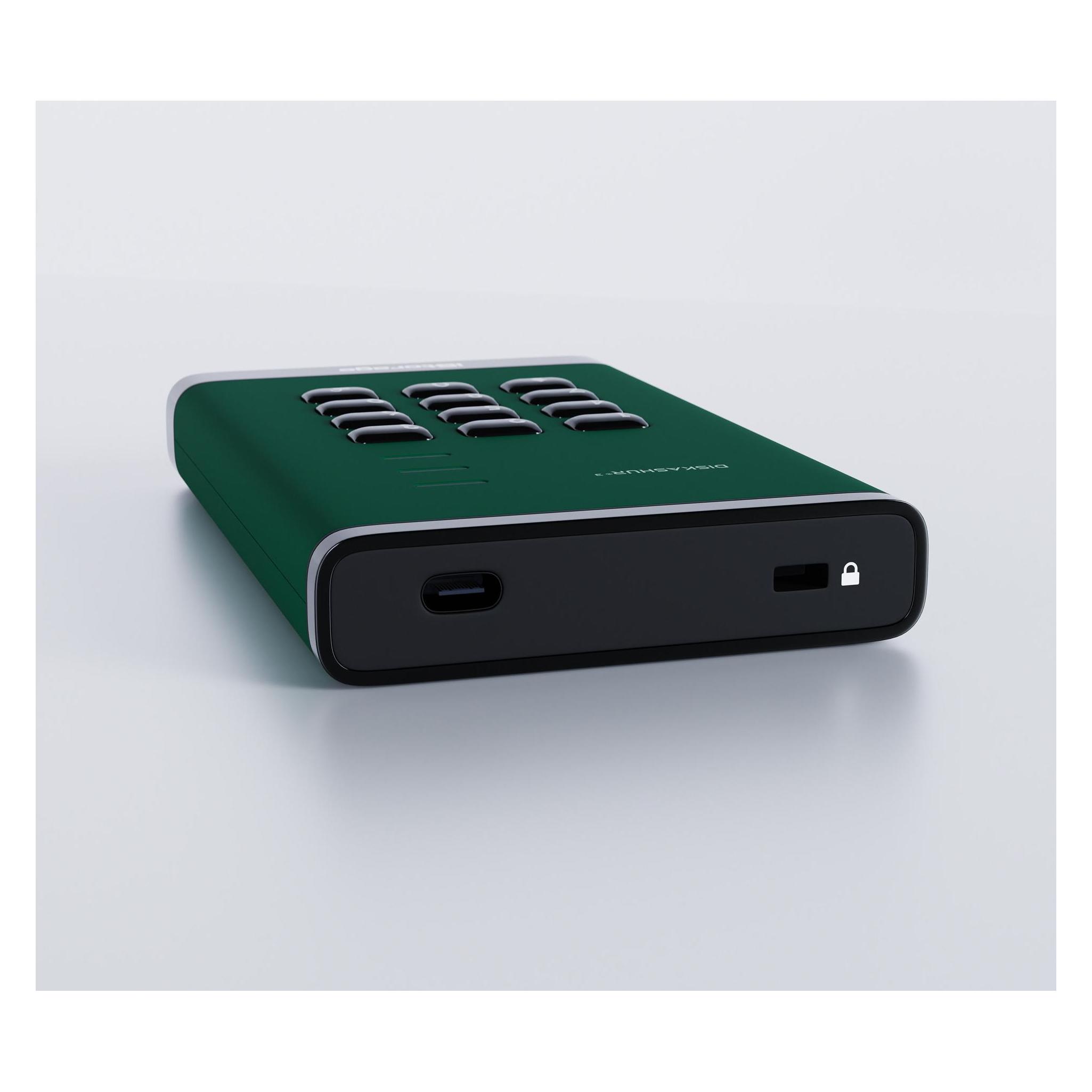 iStorage diskAshur3 HDD 2TB - Green (2 TB) (IS-DA3-256-2000-GN)