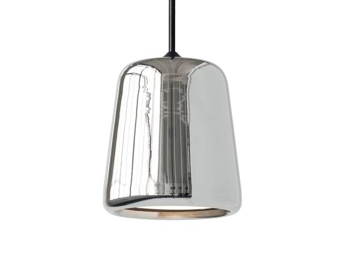 Material Suspension Stainless Steel - New Works Material New Edition - Salon / séjour - Design - Métal - À ampoule unique