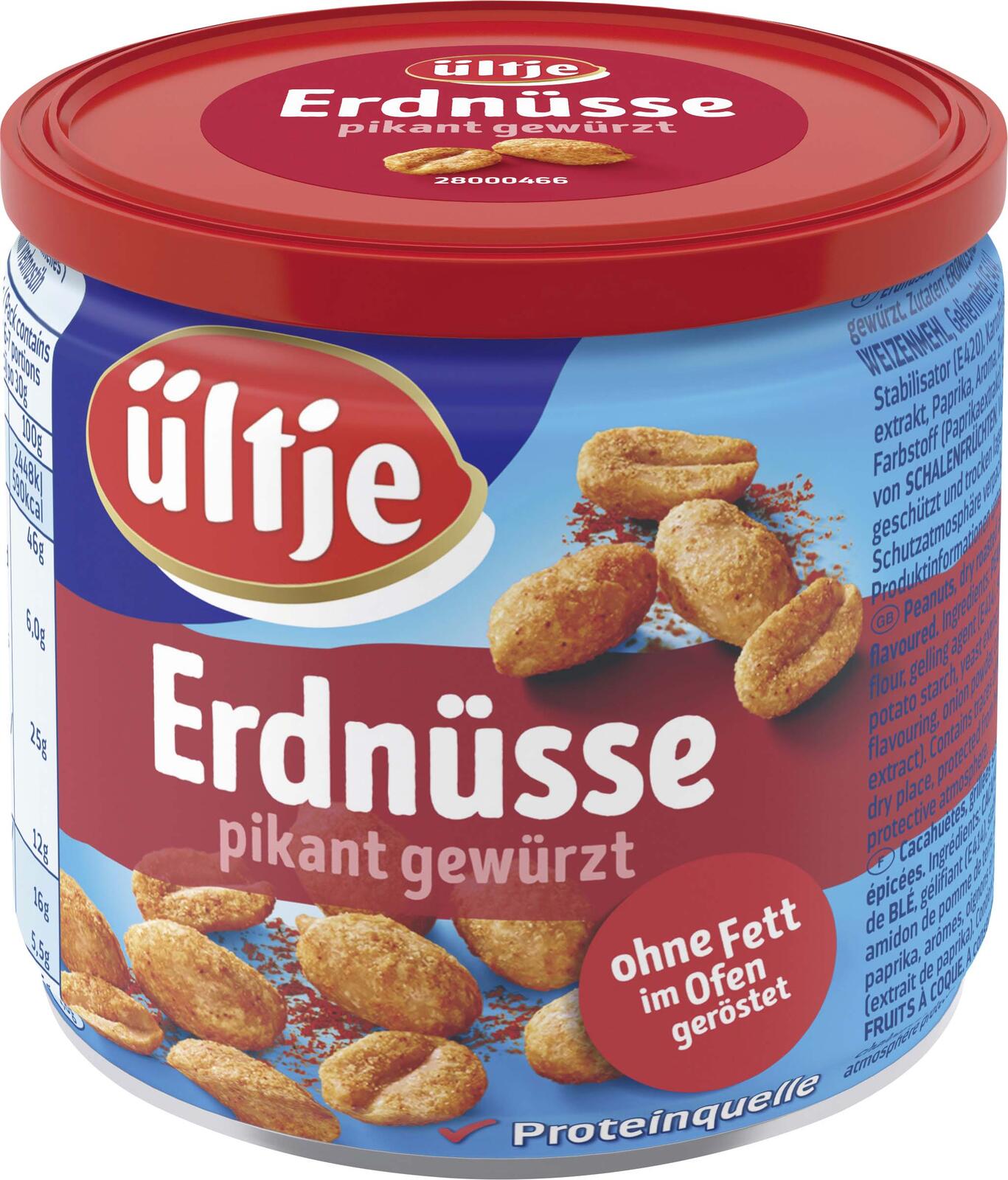 ültje Erdnüsse geröstet & pikant gewürzt 180,0 g 5447