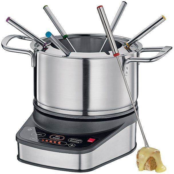 SPRING Fondue-Garnitur Professional 18cm silber EG