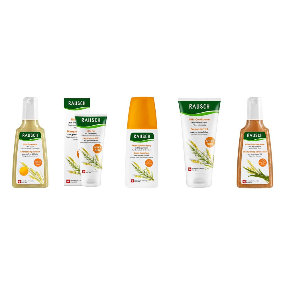 RAUSCH (Deutschland) GmbH RAUSCH Nährende Haarpflege, Feuchtigk.spray + After Sun Shampoo 08105330