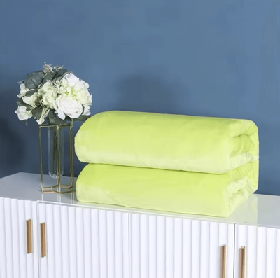 Inspire Curations Solid Color Coral Fleece Office Nap Blanket 12 200x230cm