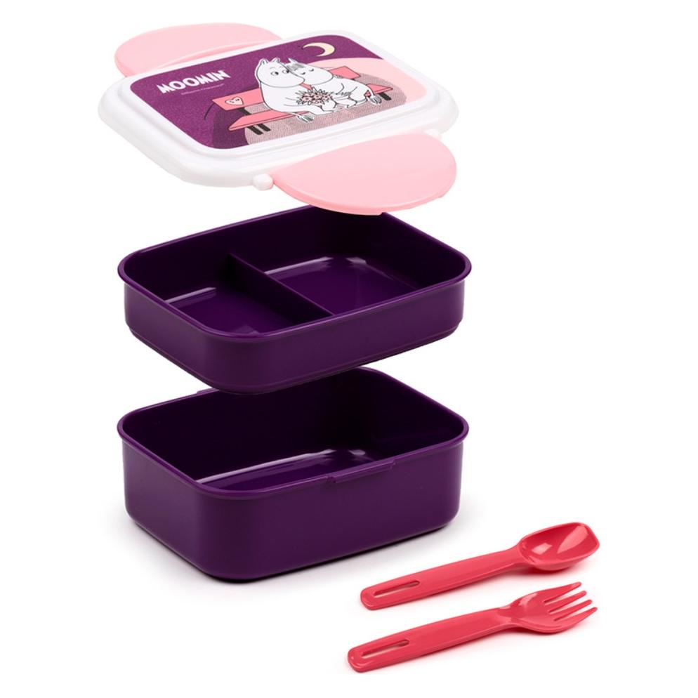 Moomin Bento-Lunchbox mit Klickverschluss und Deckel (48629196)