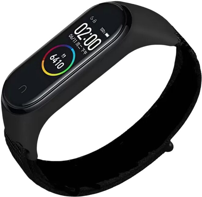 INF Nylon-Uhrenarmband für Xiaomi Band 8/9 Schwarz