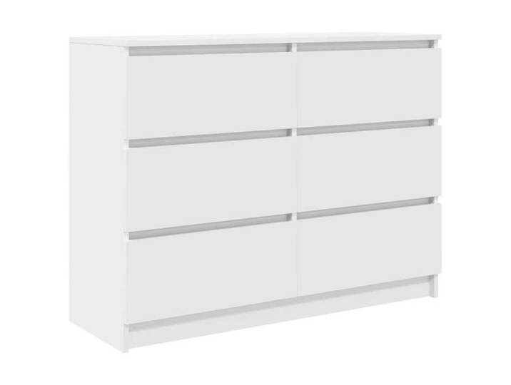NOUVEAU Placard de rangement - Buffet de Cuisine - Armoire Bas vitrine - blanc - 100x35x76cm - Bois d'ingénierie 25497