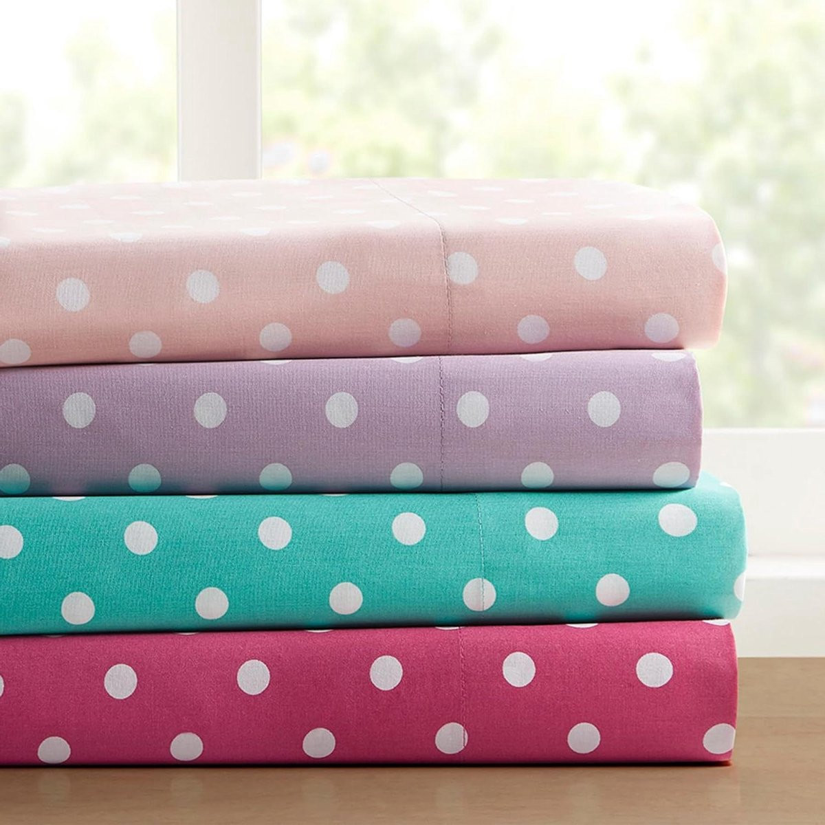 Katoenen Lakenset Donkerroze - 100% Katoen Percale - Beddengoed Set