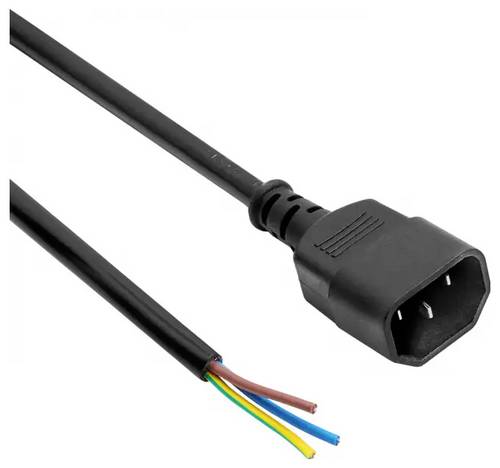 Akyga Strom Anschlusskabel 1.8m Schwarz