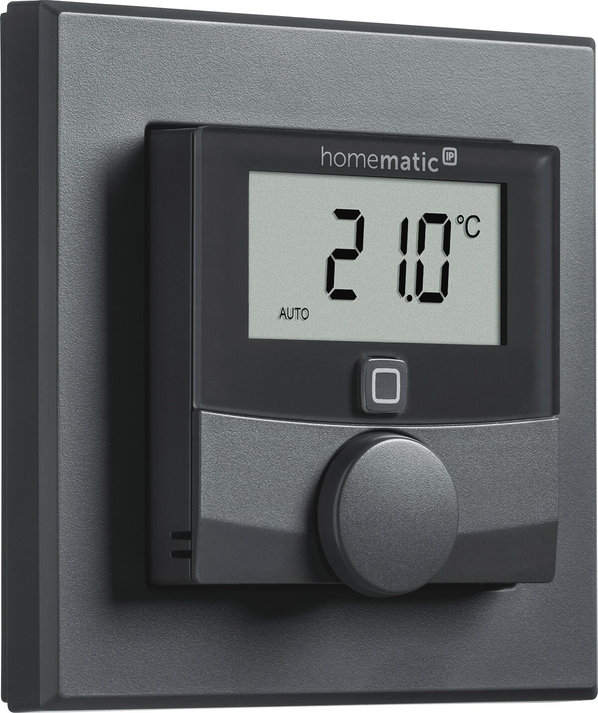 HOMEMATIC IP Heizkörperthermostat "Wandthermostat mit Luftfeuchtigkeitssensor (V2)", grau (anthrazit), B:16cm H:5 T:20cm, Heizkörperthermostate, Heizkörperthermostat