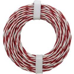 Donau Elektronik 205-10 Klingeldraht 2 x 0.2 mm² Rot/Weiß 10 m