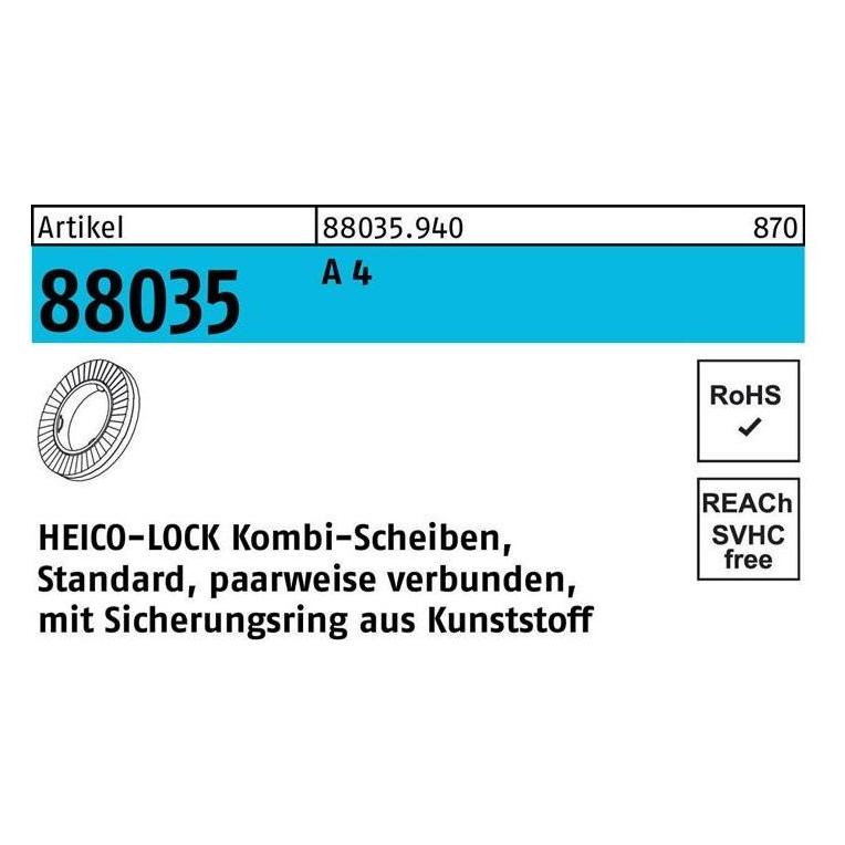 Heico Kombischeibe R 88035 HKS-16S A 4 (880359400160000)
