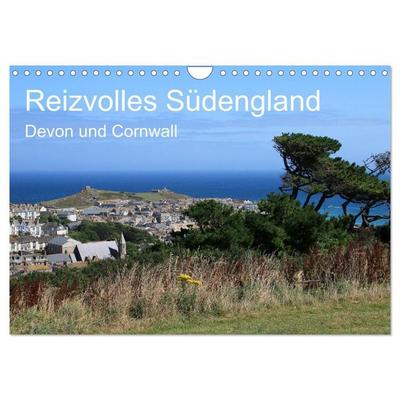 Reizvolles Südengland Devon und Cornwall (Wandkalender 2027 DIN A4 quer), CALVENDO Monatskalender