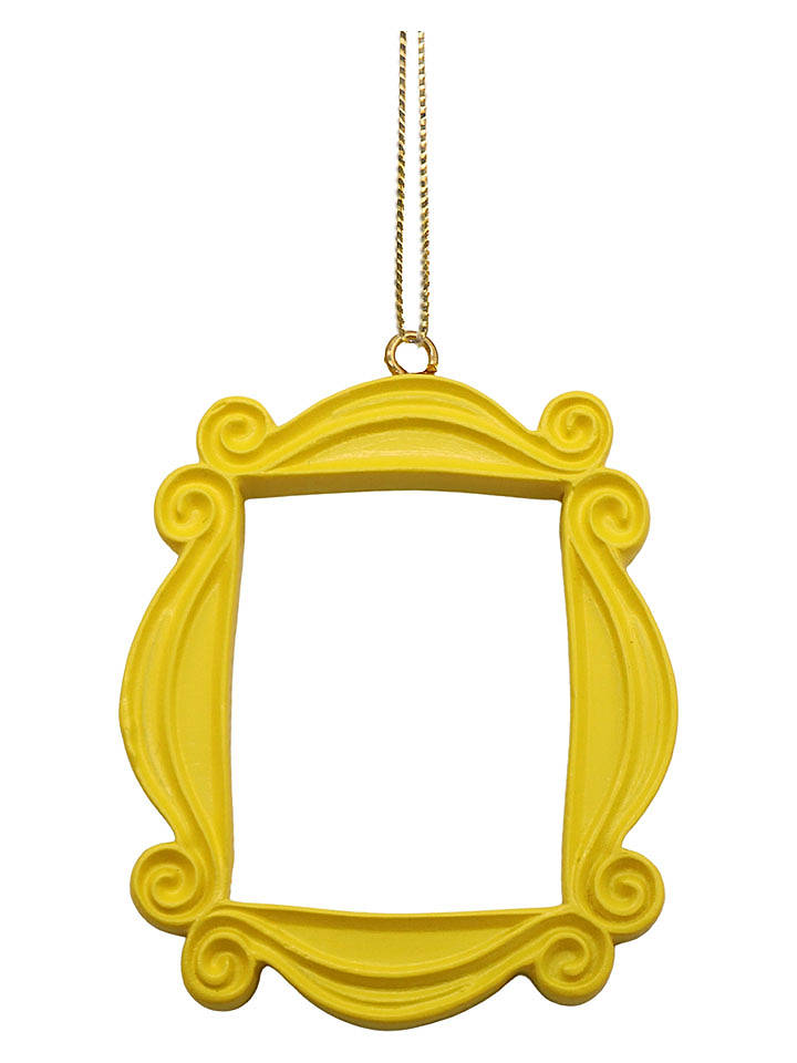 Christmas Inspirations Christbaumornament "Door Frame Friends" in Gelb - (H)6,6 cm - onesize