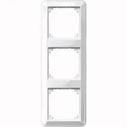 Merten Rahmen 3 fach pws/gl waage/senkrecht 388319