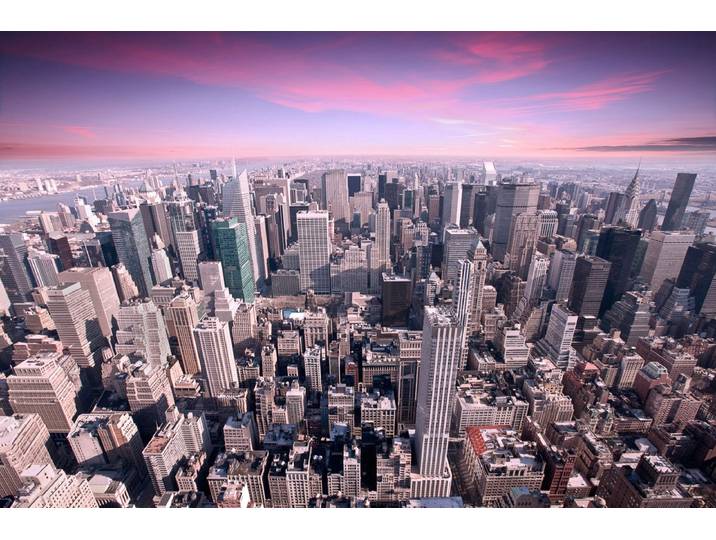 Fototapete PAPERMOON New York , bunt, B:2,5m L:1,86m, Vlies, Tapeten, Fototapete