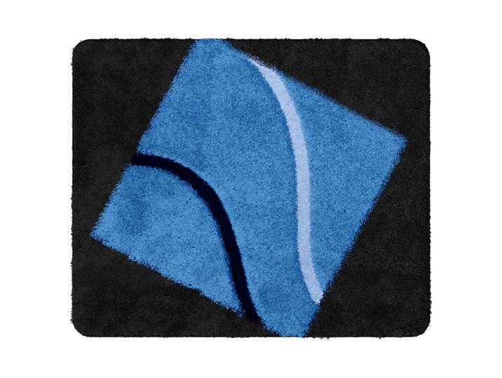 Tapis de bain Nima 50 x 60cm Bleu/Bleu