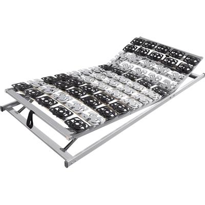 Tellerlattenrost BECO "Flex Modul", schwarz-weiß (schwarz, weiß), B:100cm H:8,5cm L:200cm, Lattenroste, mit 4-fach Module
