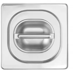 Hendi 12x Gastronorm-Deckel mit Silikonrand,GN 1/6,176x162mm