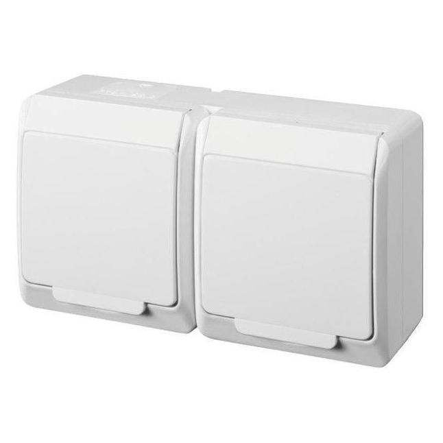 Elektro-Plast PLUG SOCKET HERMES 0325-02 WHITE (0325-02)