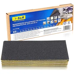 S&R Schleifpapier wasserfest 60 St.