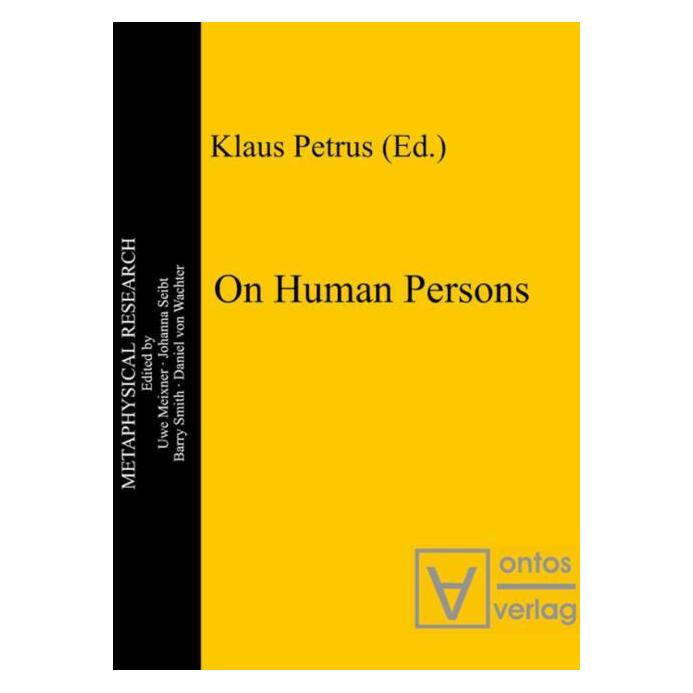 De Gruyter On Human Persons (Englisch, Klaus Petrus) (55187522)