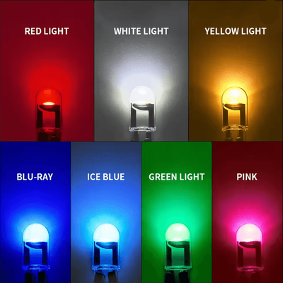Inspire Essentials BrightCore T10 LED Car Interior Bulbs W5W Upgrade Light Set ice Blue