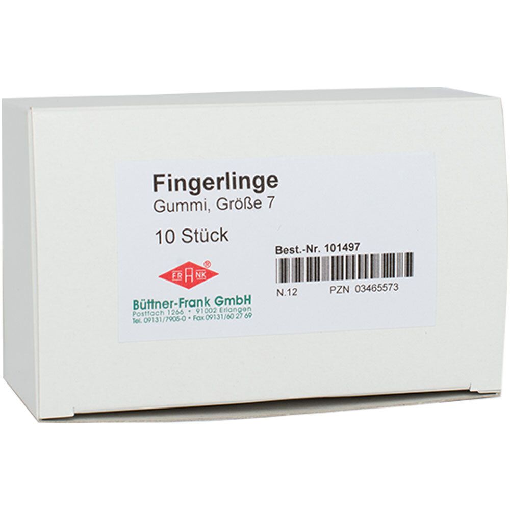Fingerling Gummi Gr.7 transparent 10 St