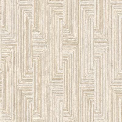 "Veer Decor Threadline Geo Stitch Wallpaper - Roll 20.86""x33ft"