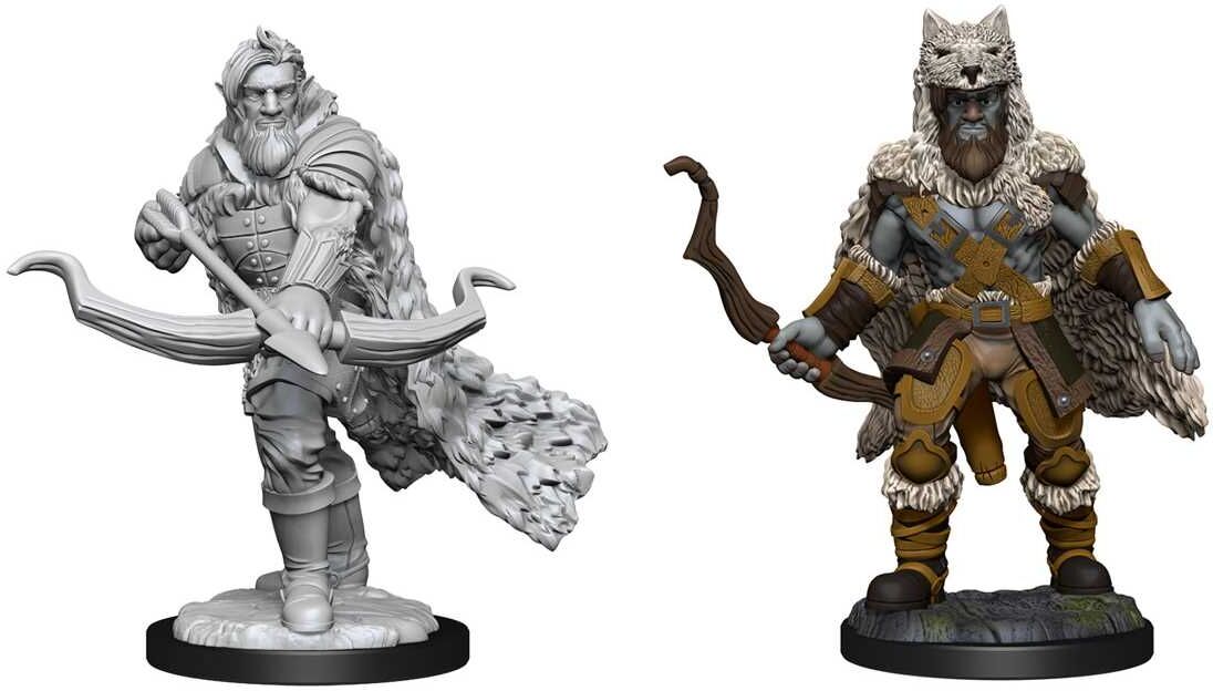 Wiz Kids LLC D;D Nolzur's Marvelous Miniatures: Firbolg Ranger Male for Tabletop Adventures