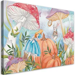LEINWANDBILD Little Alice im Land der Wunder 90x60cm