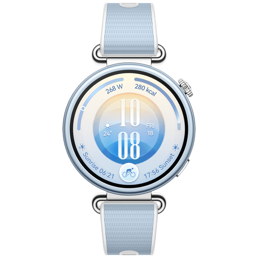 Huawei Watch GT 7 41mm Silber (Blaues Armband)