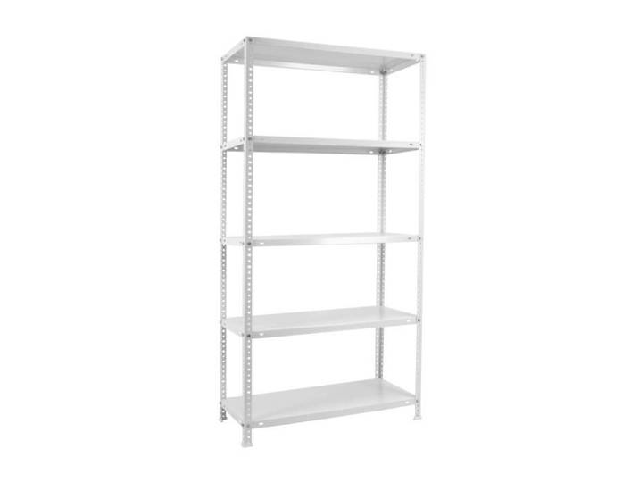 Etagère - SIMON RACK - KIT COMFORT PLUS 5/400 - Métal - 5 niveaux - Blanc 2000x1000x400mm