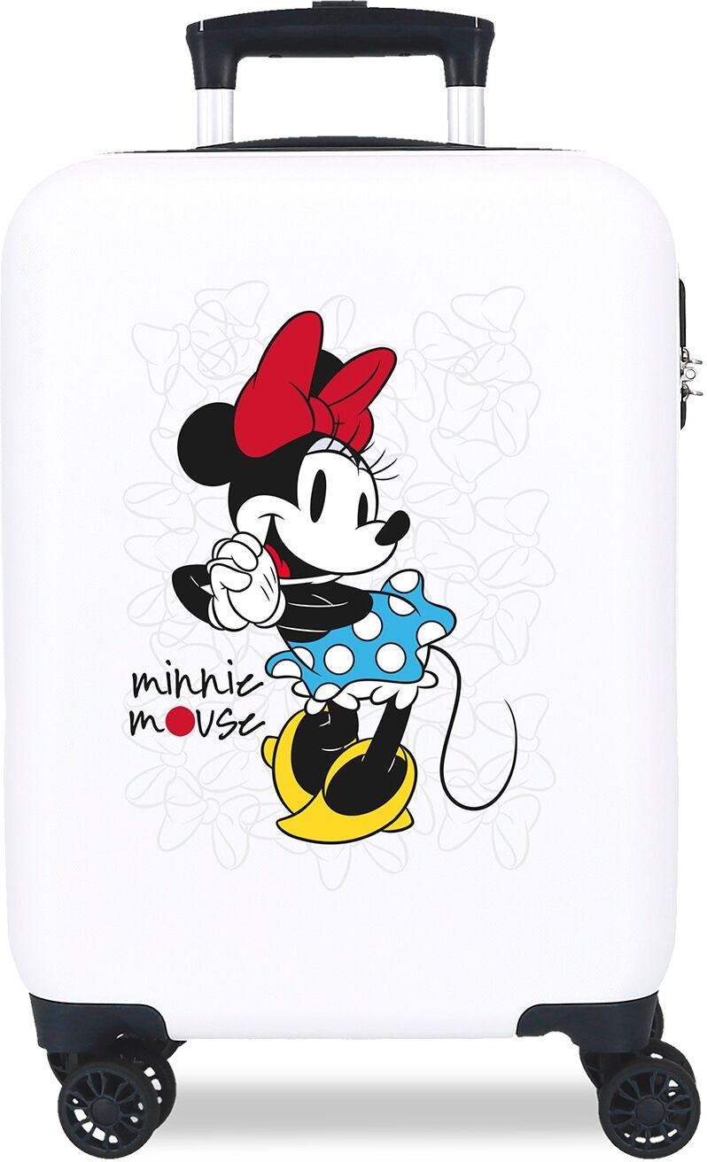 Disney Maleta de cabina Minnie Magic con capacidad de 28L. Blanco
