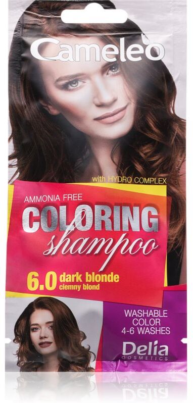 Delia Cosmetics Cameleo Coloring Shampoo shampoing colorant pour cheveux teinte 6.0 Dark Blonde 40 ml