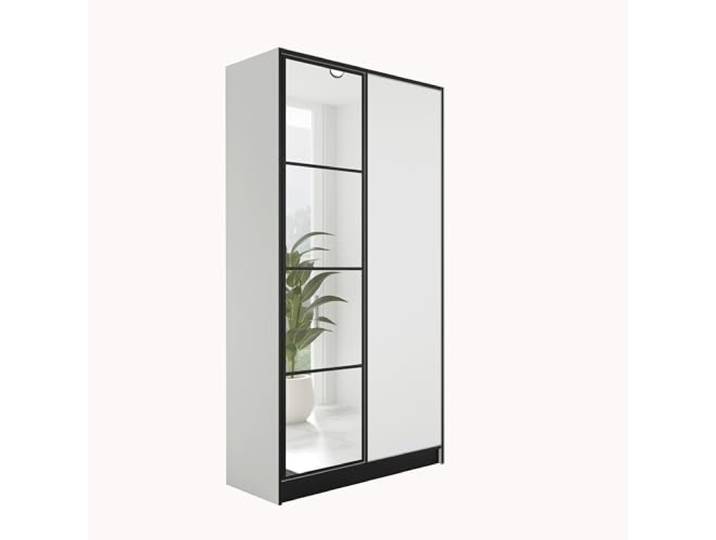 KIER FURNITURE Flurgarderobe EDEN Craft-Eiche 104,8x205x39 cm Geräumiger Kleiderschrank mit praktischer Innenaufteilung für Kleidung und Wäsche im Schlaf- oder Jugendzimmer
