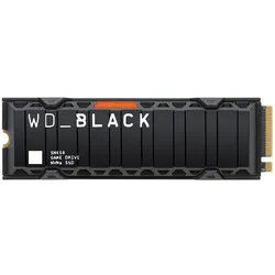 WD Black SN850 NVMe 2TB Heatsink (2000 GB, M.2 2280), SSD