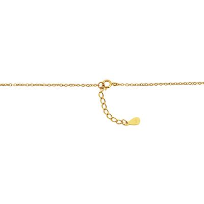 Kette ohne Anhänger ADELIA´S "Halskette mit Anhänger – aus 925 Silber", gold, Halsketten, Damen, 45cm, Silber 925 (Sterlingsilber), Perfekt als Geschenk für besondere Menschen