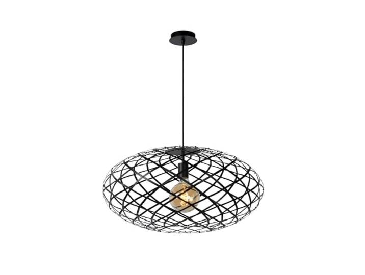 Lucide WOLFRAM - Pendelleuchten - Ø 65 cm - 1xE27 - Schwarz