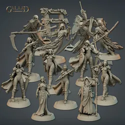 December Knight Specter Wizard Princess Set von Galaad Miniatures