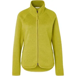 Tchibo - Strickfleecejacke - Damen - Gr. XL - grüngelb