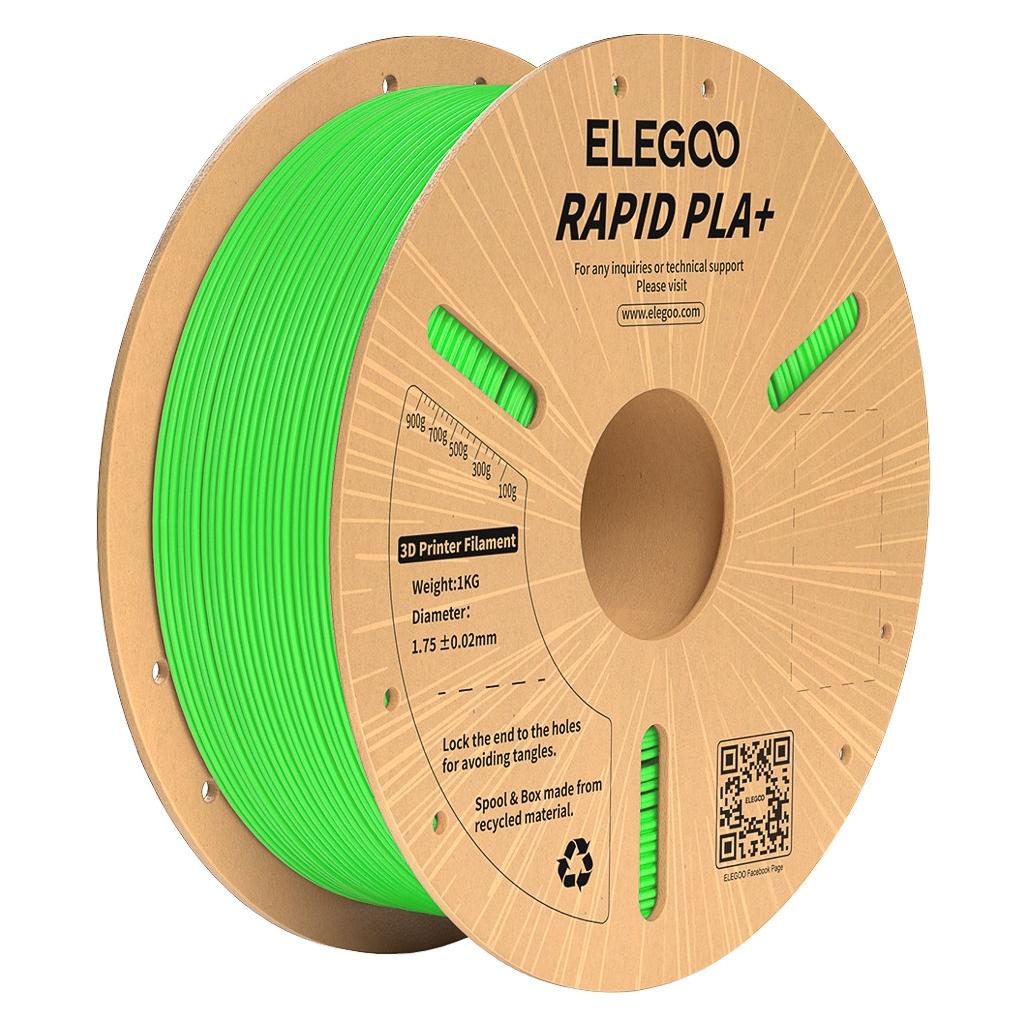 Elegoo RAPID PLA+ 1,75mm GREEN 1kg (PLA, 1000 g, 1.75 mm) (50.203.0118)