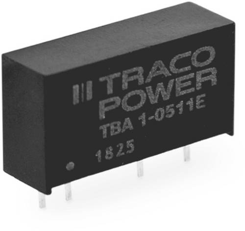 TracoPower TBA 1-0512E DC/DC-Wandler, Print 84mA 1W Anzahl Ausgänge: 1 x Inhalt 1St.