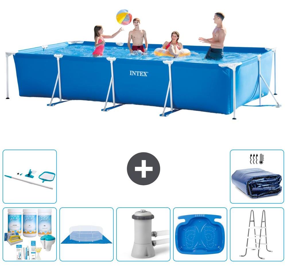 Rechteckiger Frame Pool - 450x220x84 cm - 8-teilig S20079