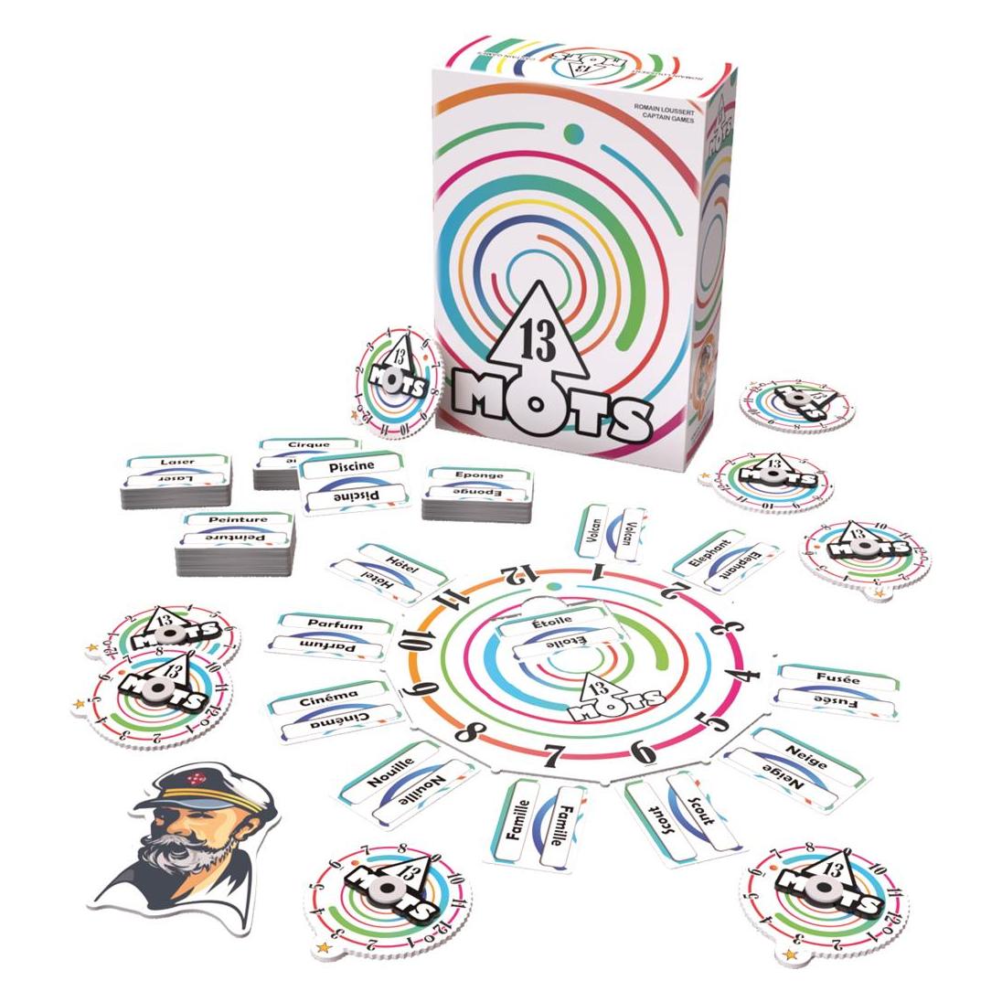 Captain Games Jeu - 13 Mots (Französisch, 2 - 8 Spieler) (CTG13M01FR)