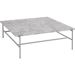 Rebar Couchtisch 100 x 104 x 33 cm, Marmor, grau